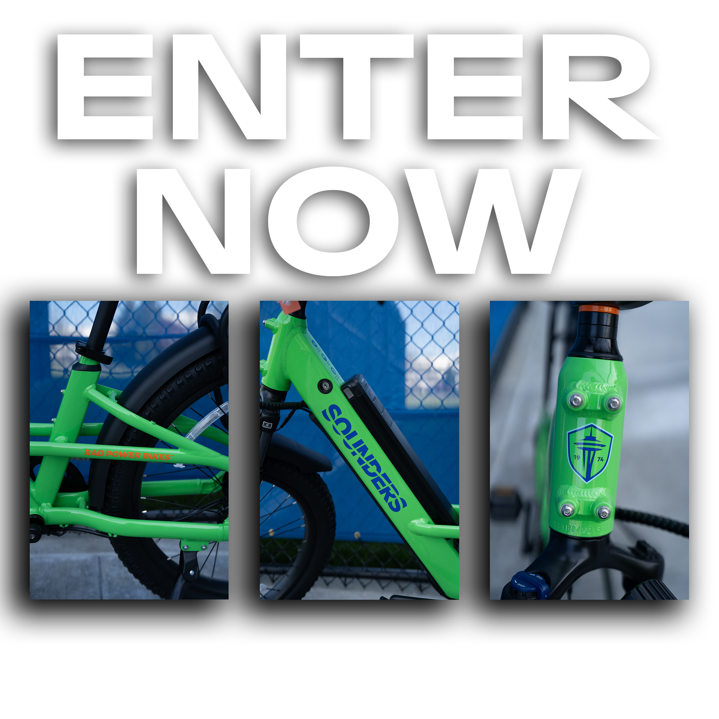 Rad x Sounders FC Custom ebike Sweepstakes!