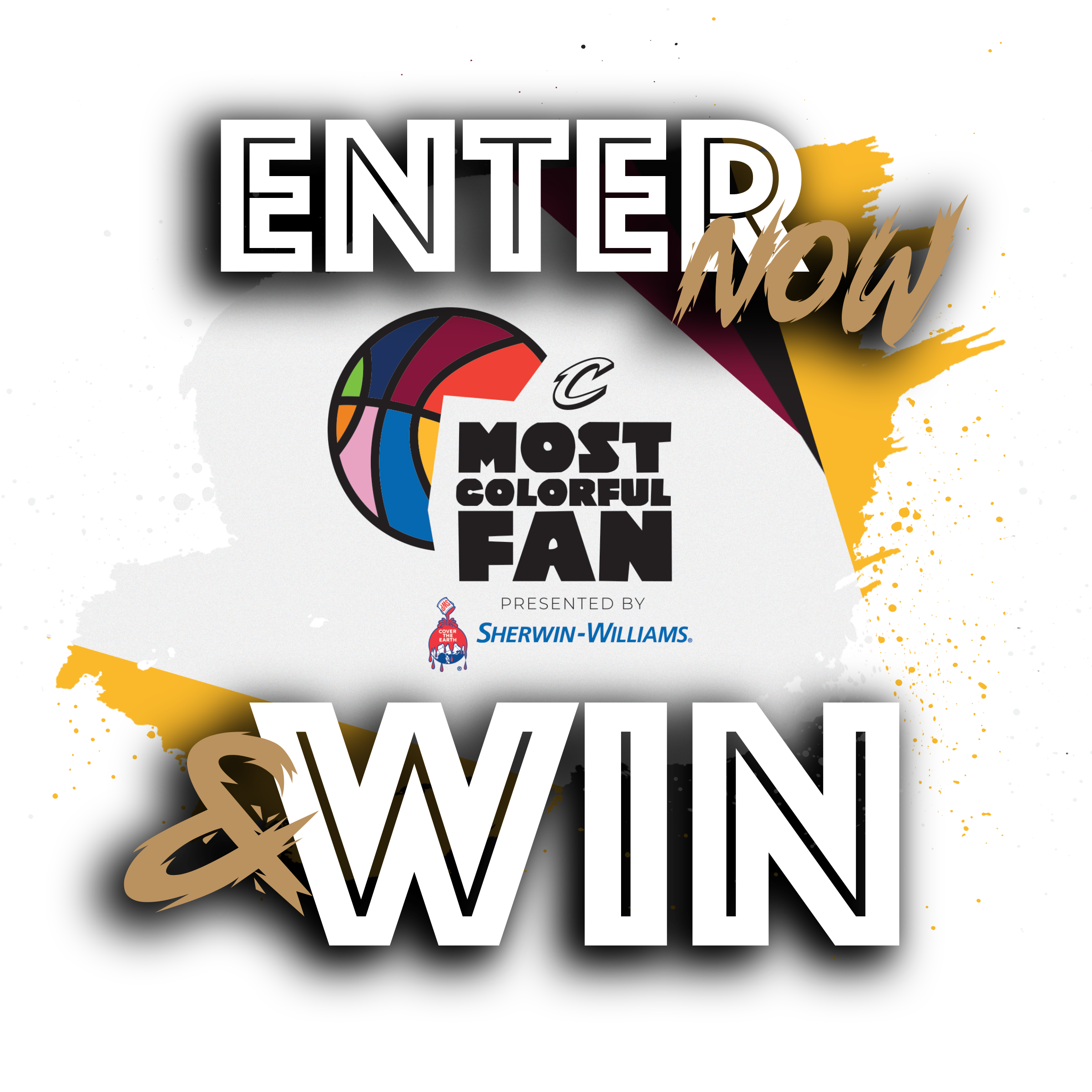 Cavs Most Colorful Fan Sweepstakes presented by Sherwin-Williams®
