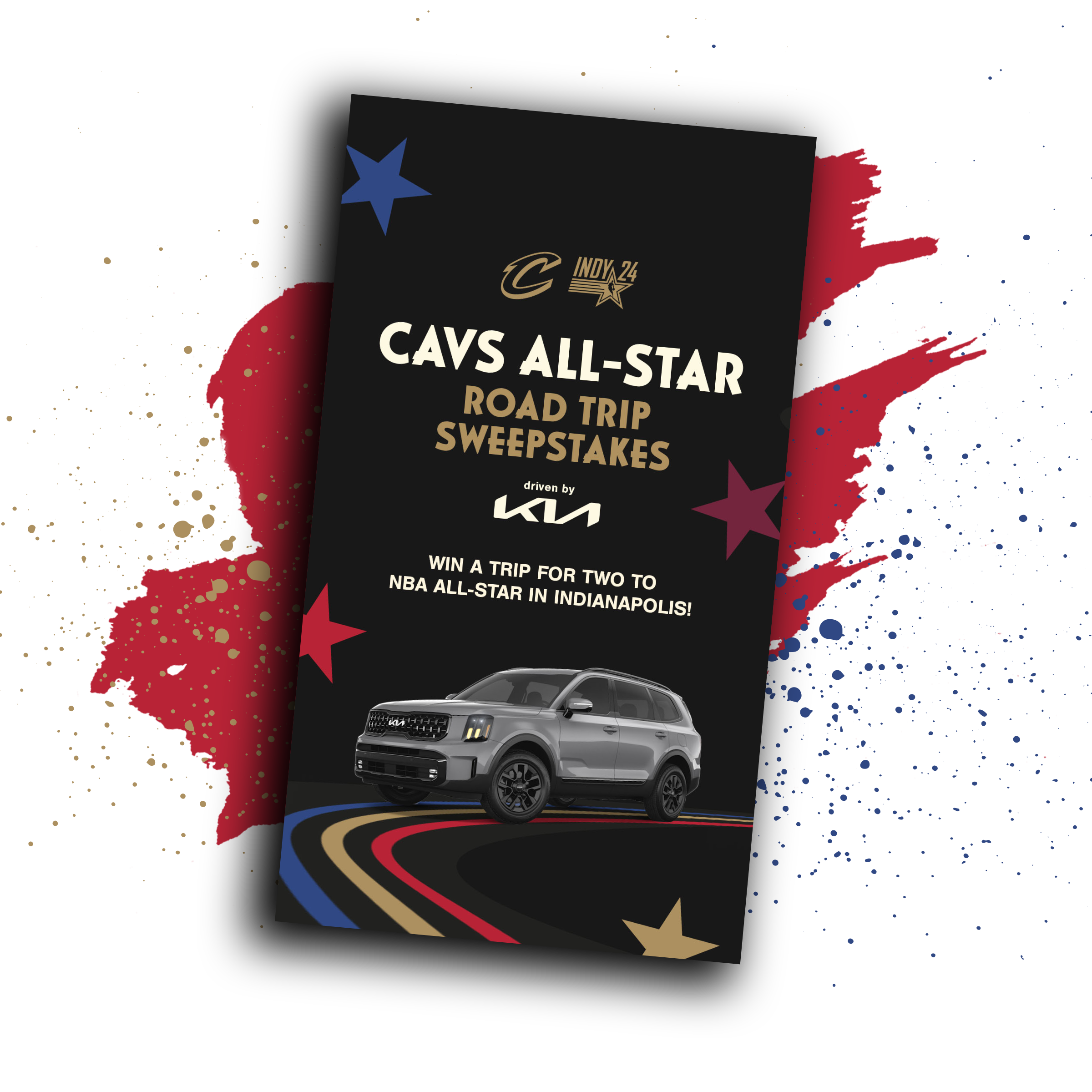 Win a Cavs All-Star Road Trip, driven by KIA