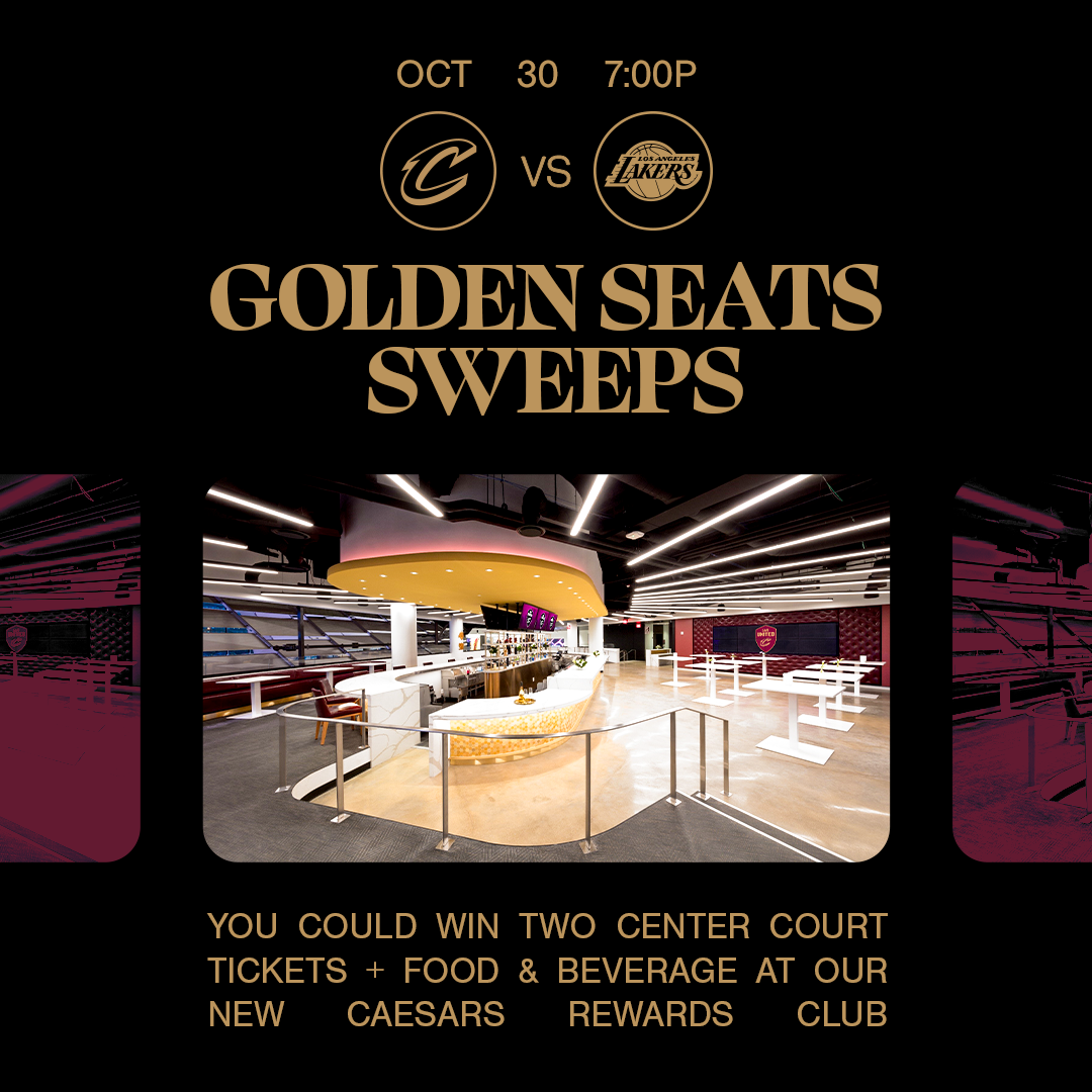 Cavs vs. Lakers Golden Seats Sweeps