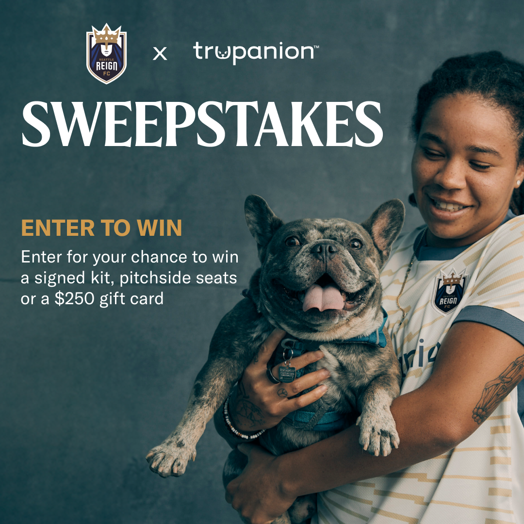 Seattle Reign FC x Trupanion Sweepstakes