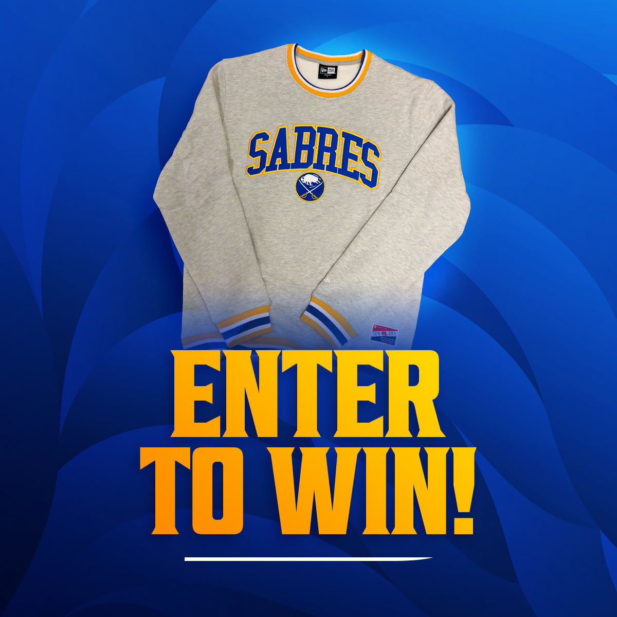 Sabres Varsity Crewneck Sweatshirt Giveaway