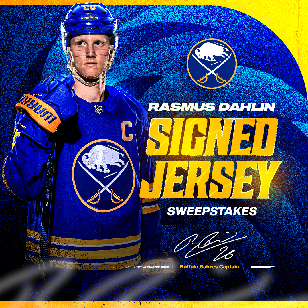 Rasmus Dahlin Signed Jersey Sweepstakes