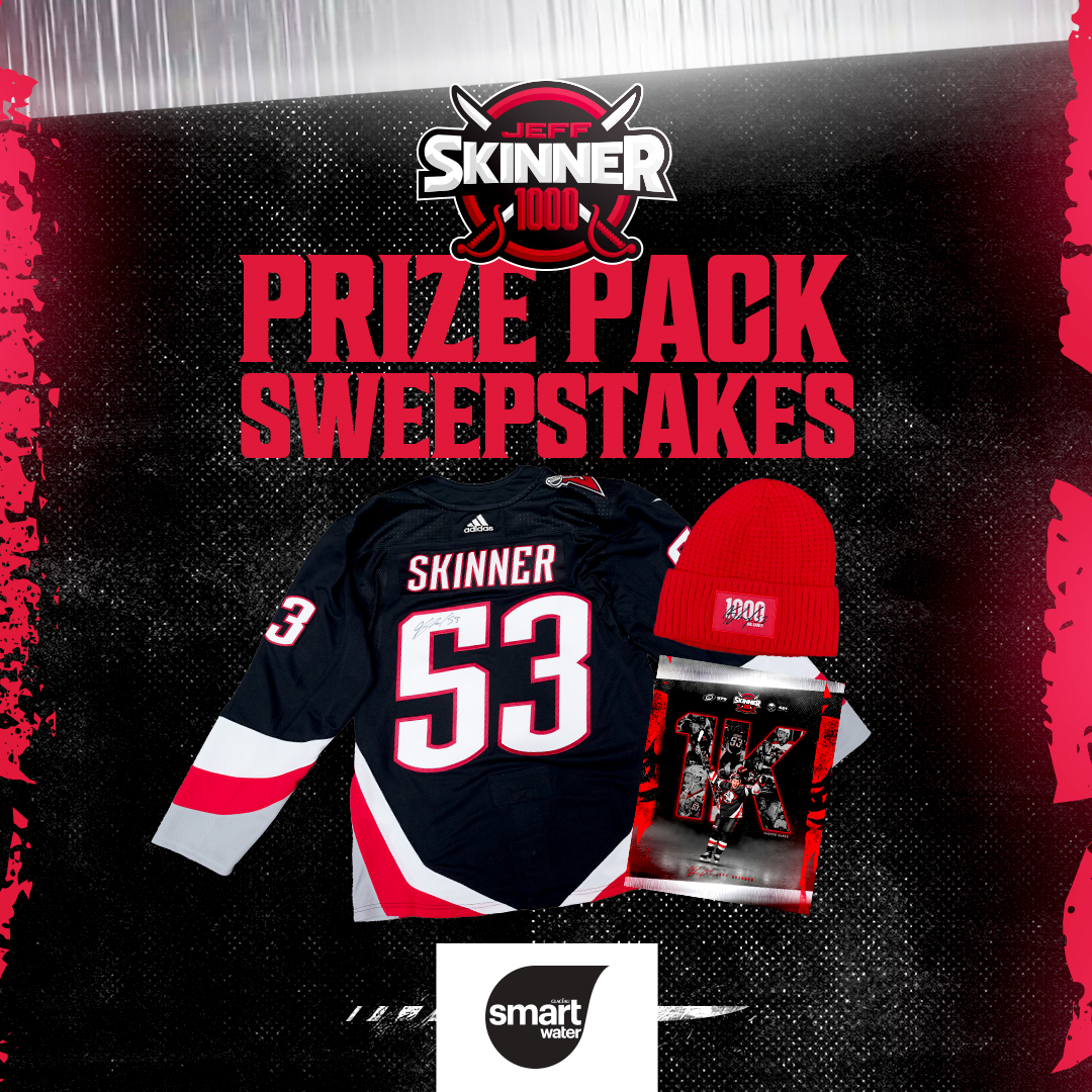 Jeff Skinner's 1000th Game Sweepstakes