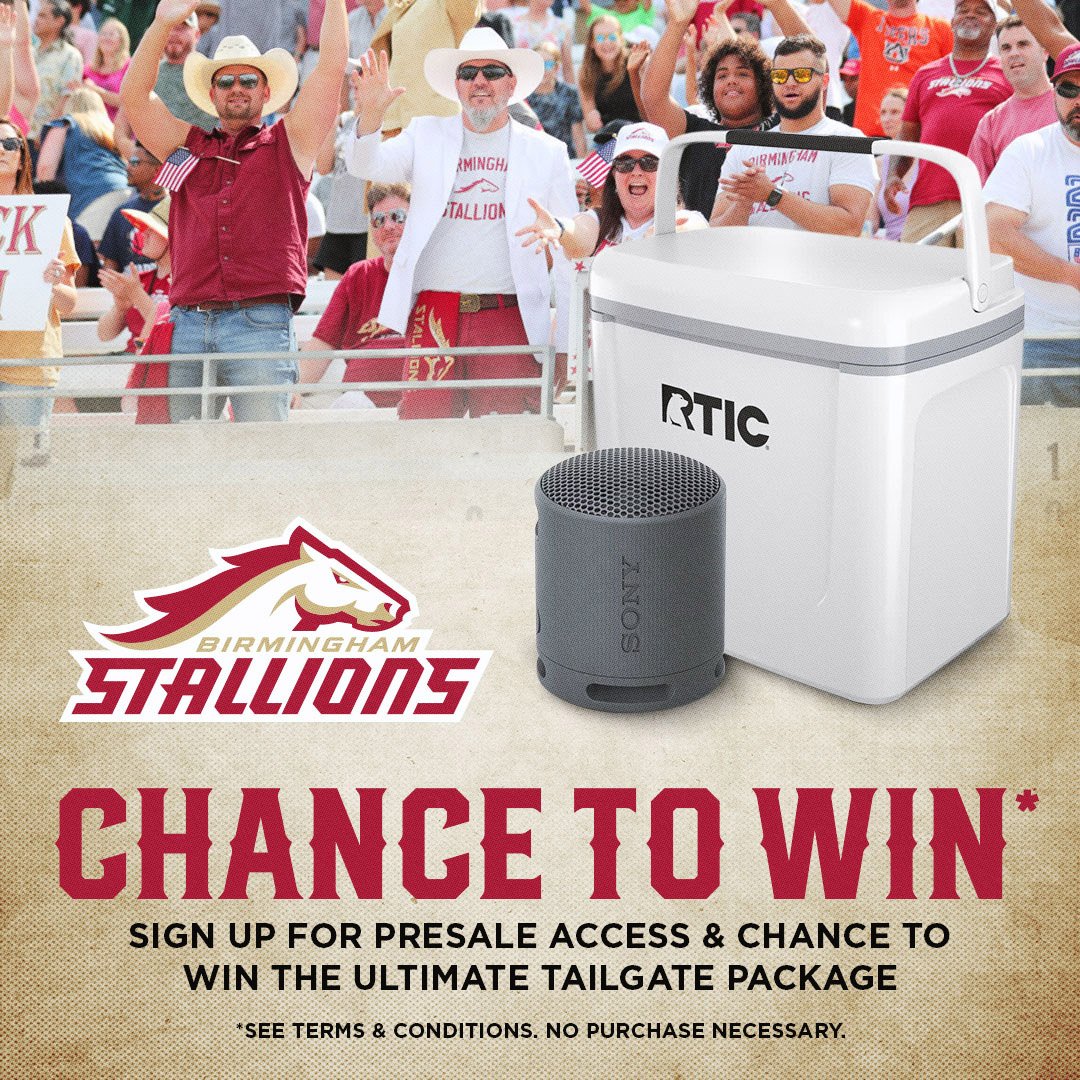 Stallions Presale Access + Ultimate Home Opener Sweeps!