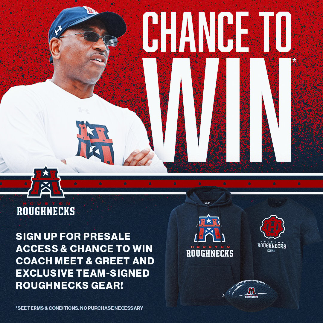 Roughnecks Presale Access + Team-Signed Sweeps!