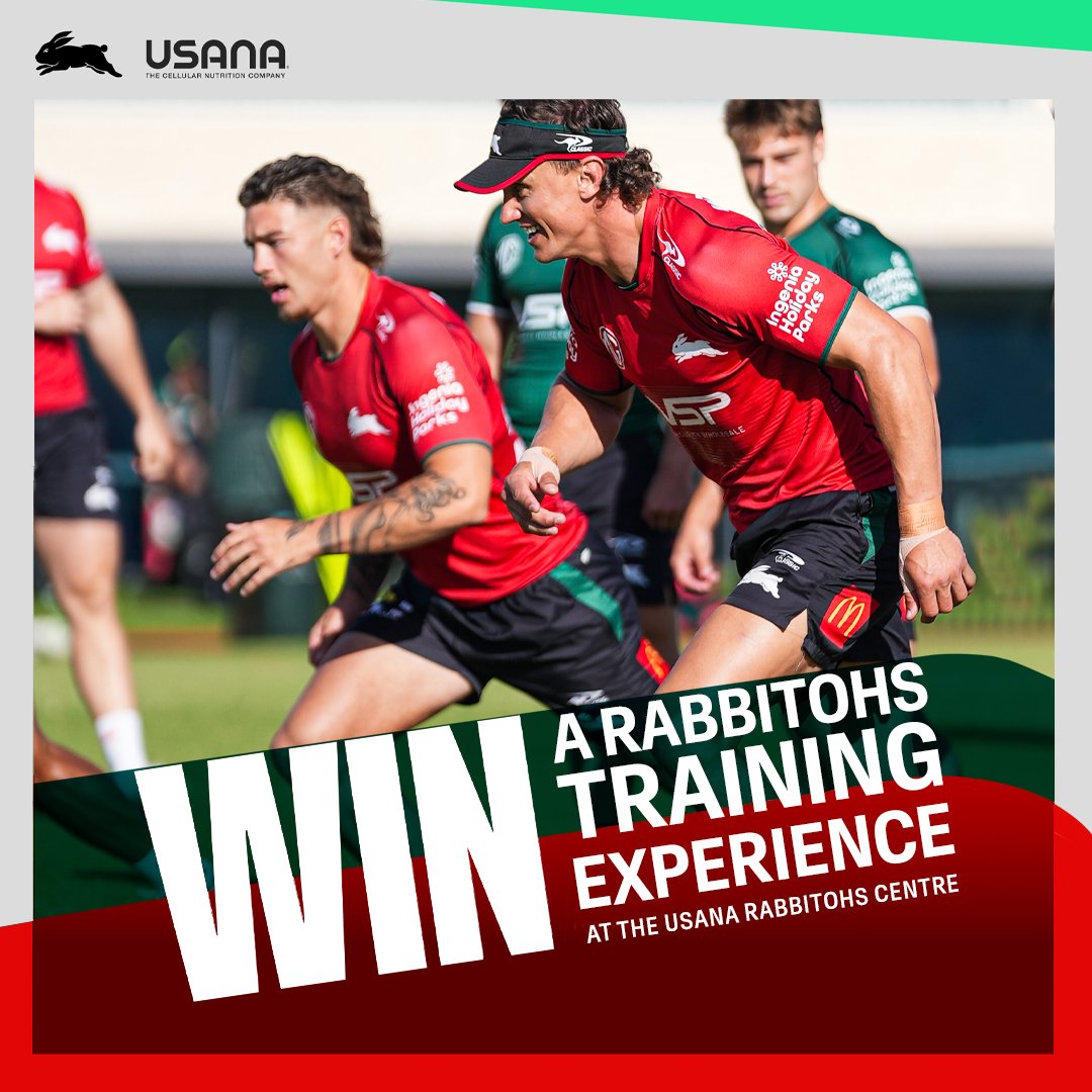 Win the chance to train like a Rabbitoh, thanks to USANA!
