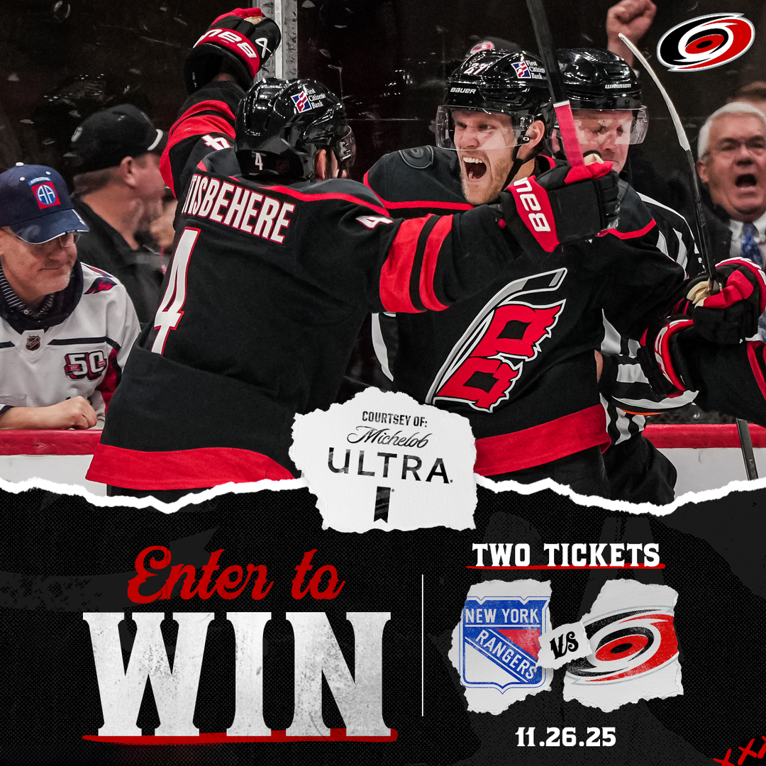 Enter to Win Canes Tickets for November 26!