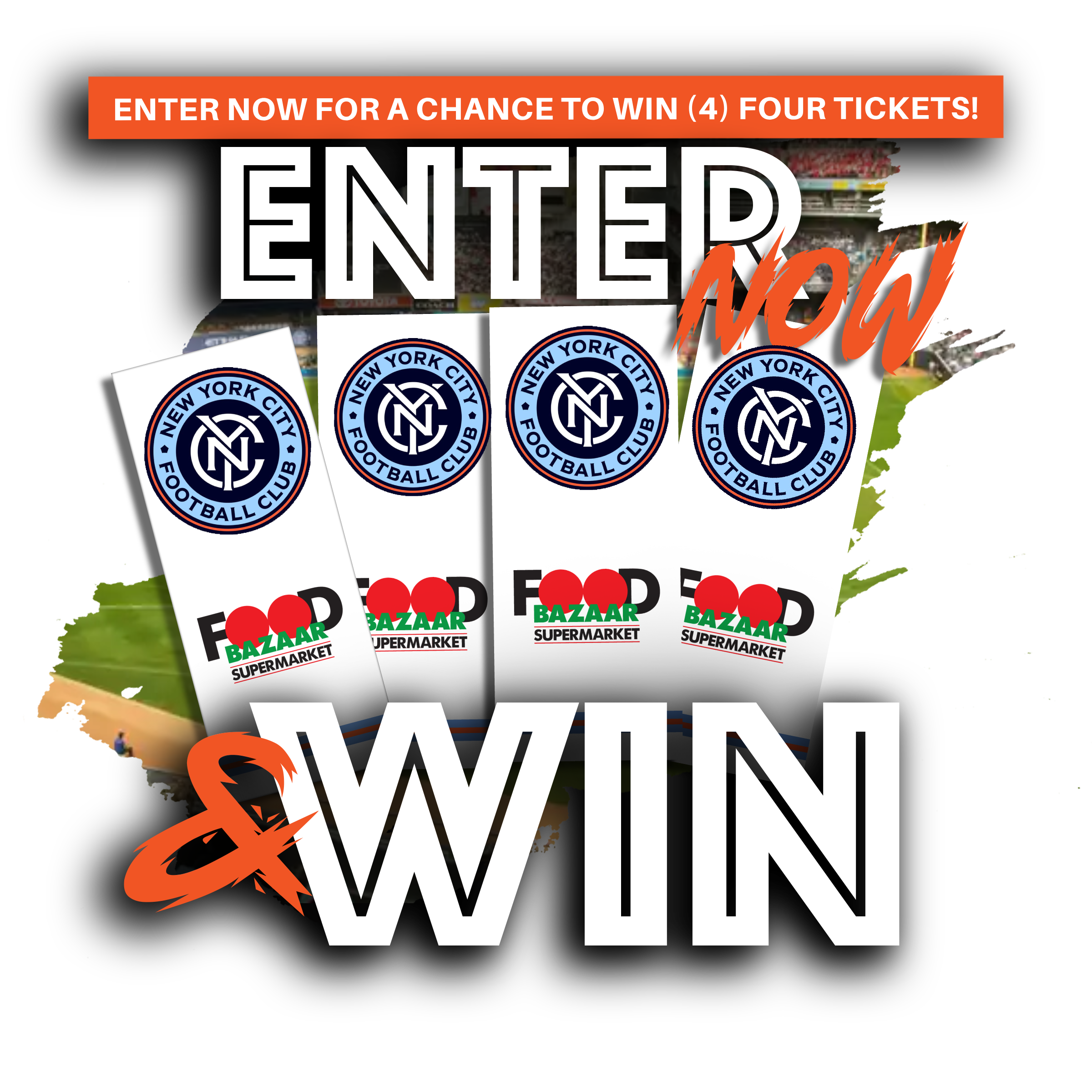 Food Bazaar is sending you and 3 guests to see the Boys in Blue!