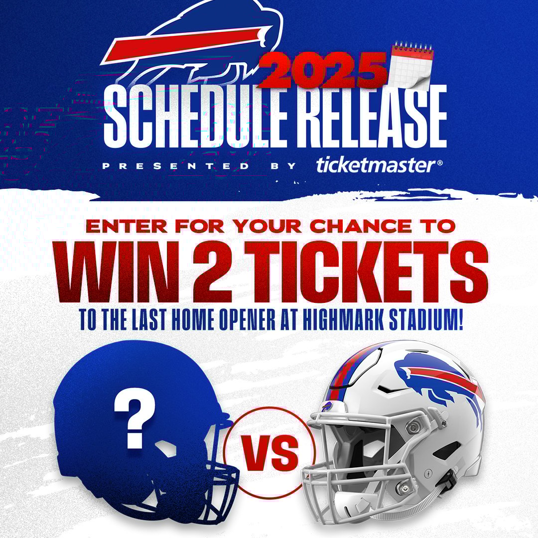 2025 Schedule Release Sweepstakes