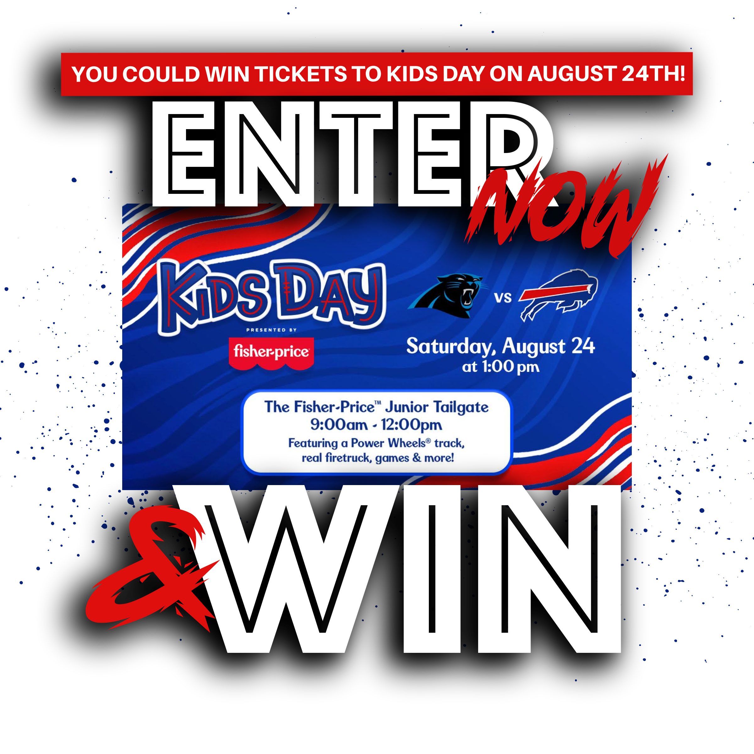 2024 Bills vs. Panthers Kids Day Preseason Sweepstakes