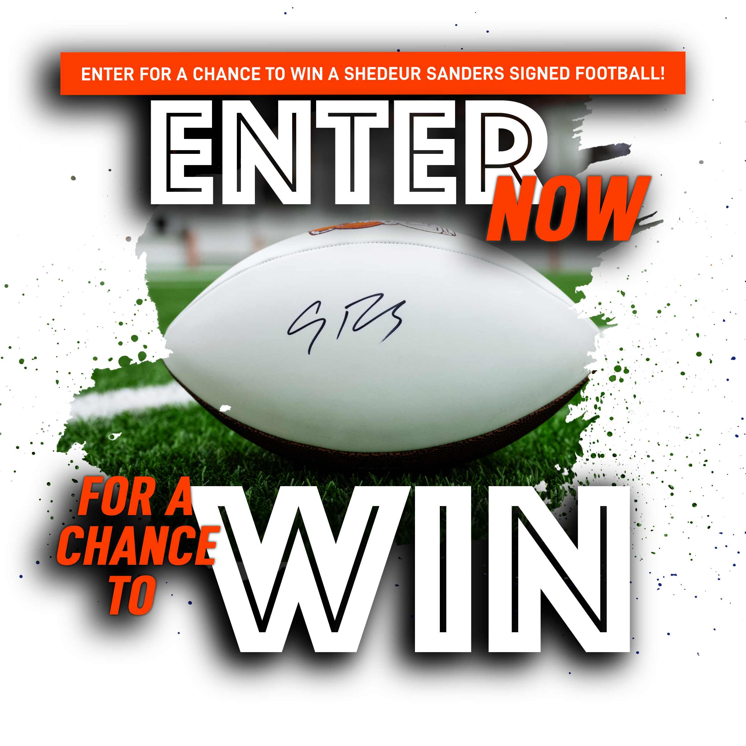 Shedeur Sanders Autographed Football