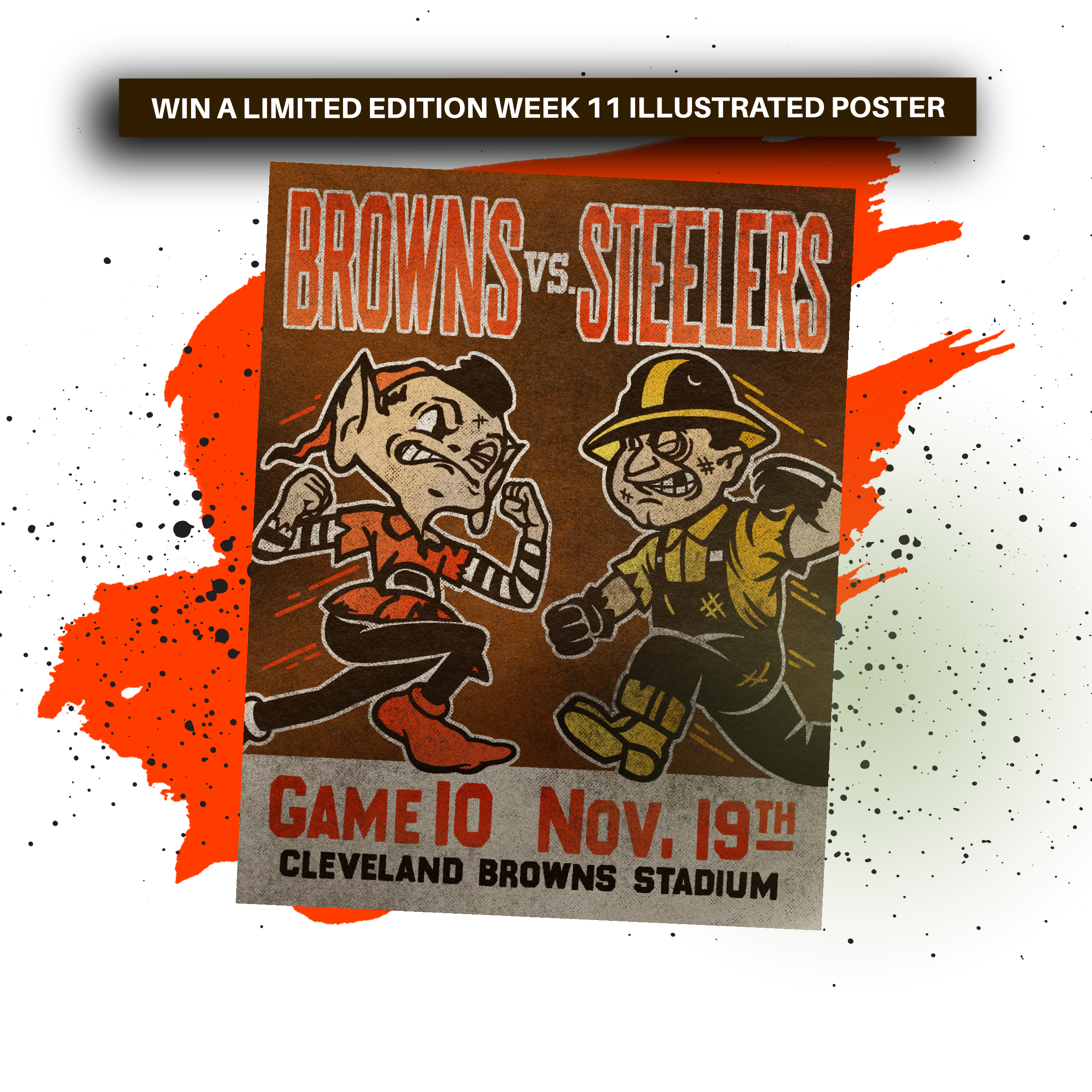 2023 Browns Gameday Poster Giveaway