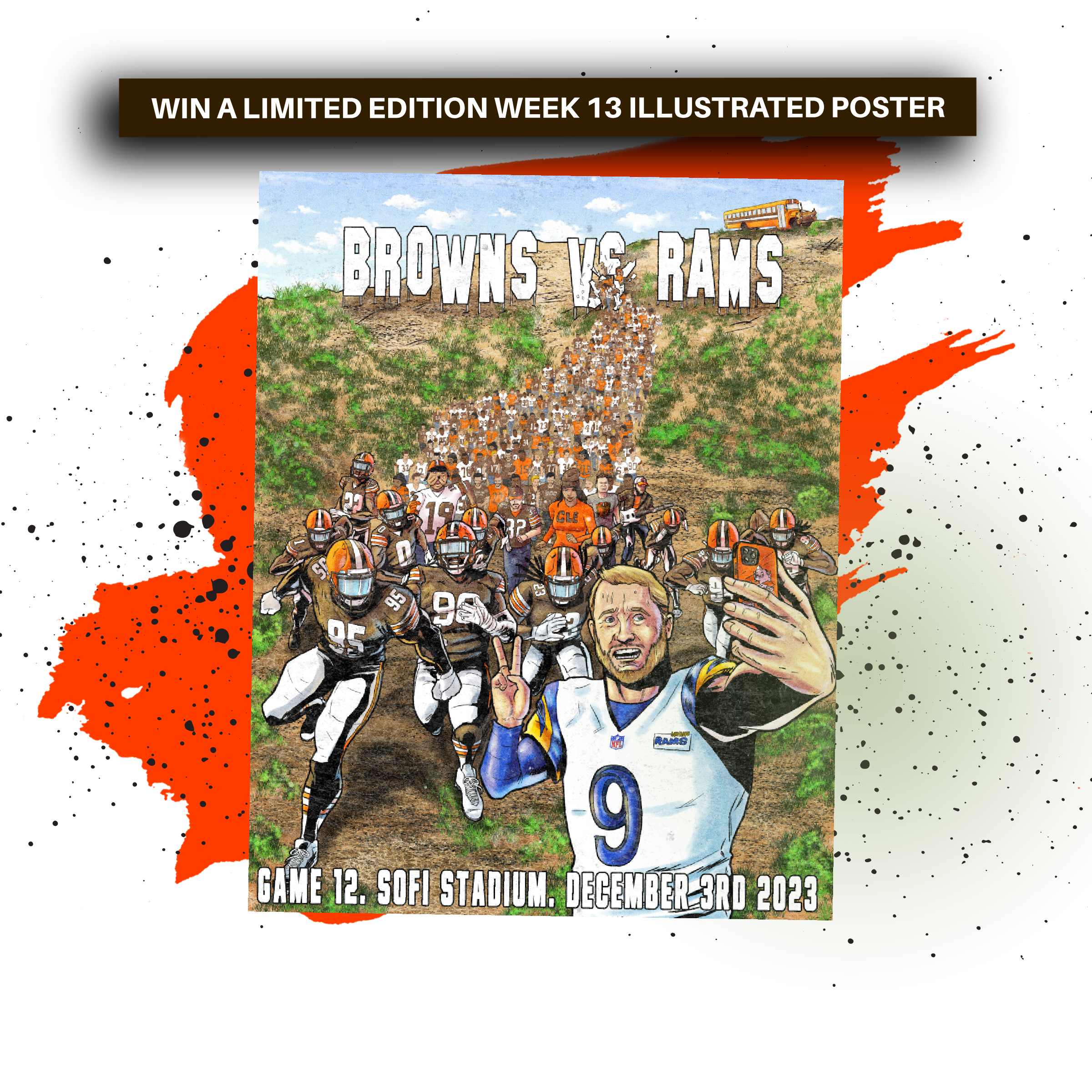 2023 Browns Gameday Poster Giveaway