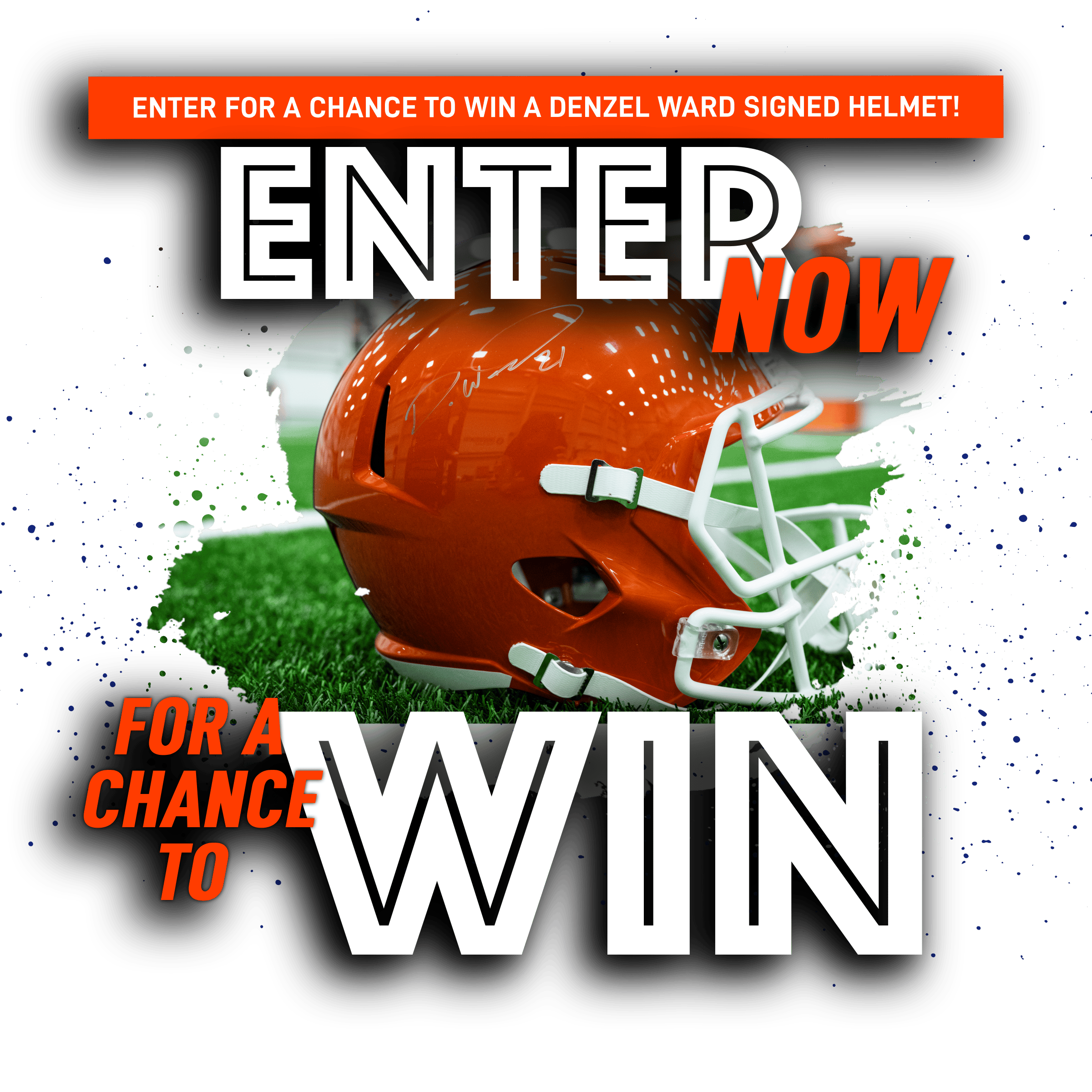 Denzel Ward Autographed Helmet Sweepstakes