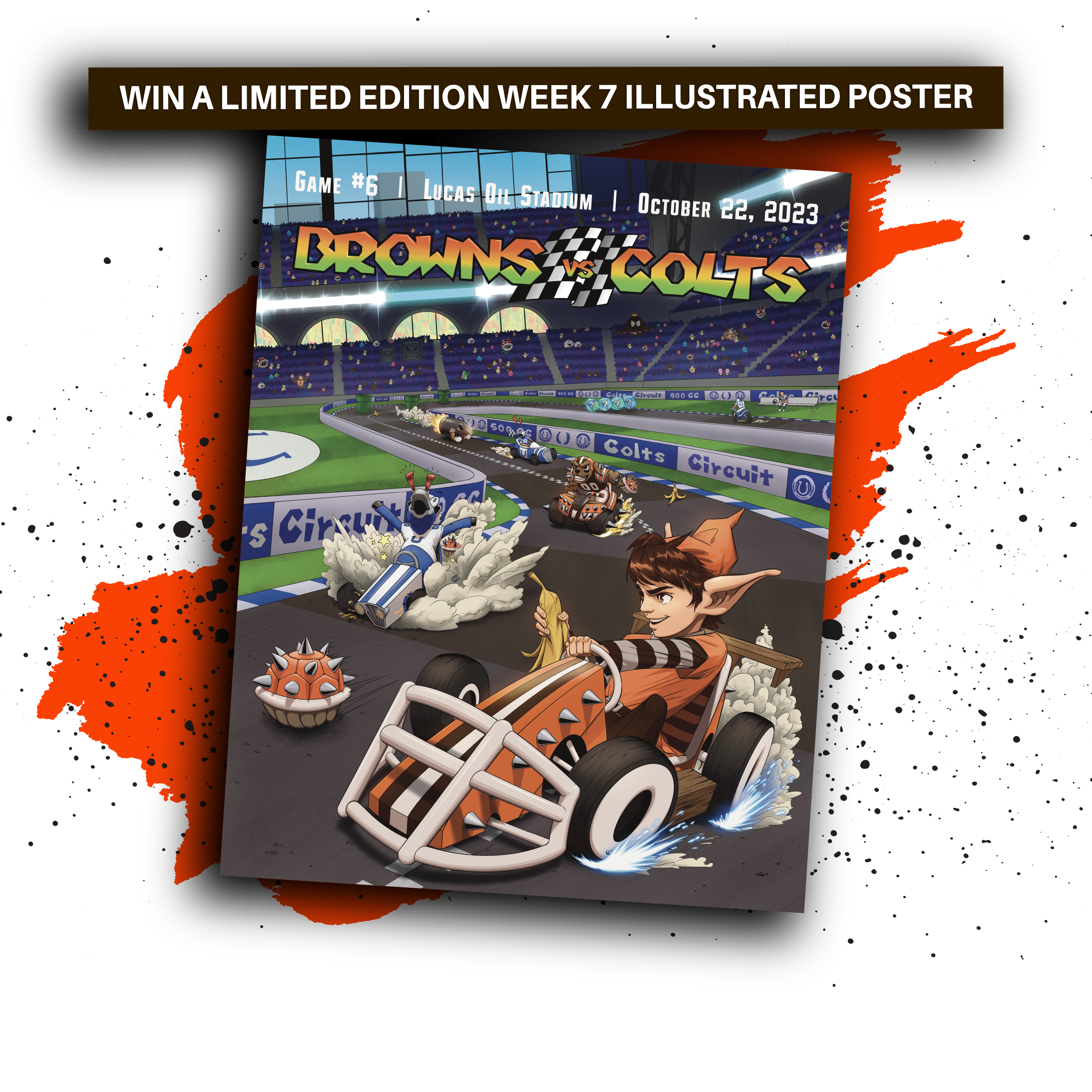 2023 Browns Gameday Poster Giveaway