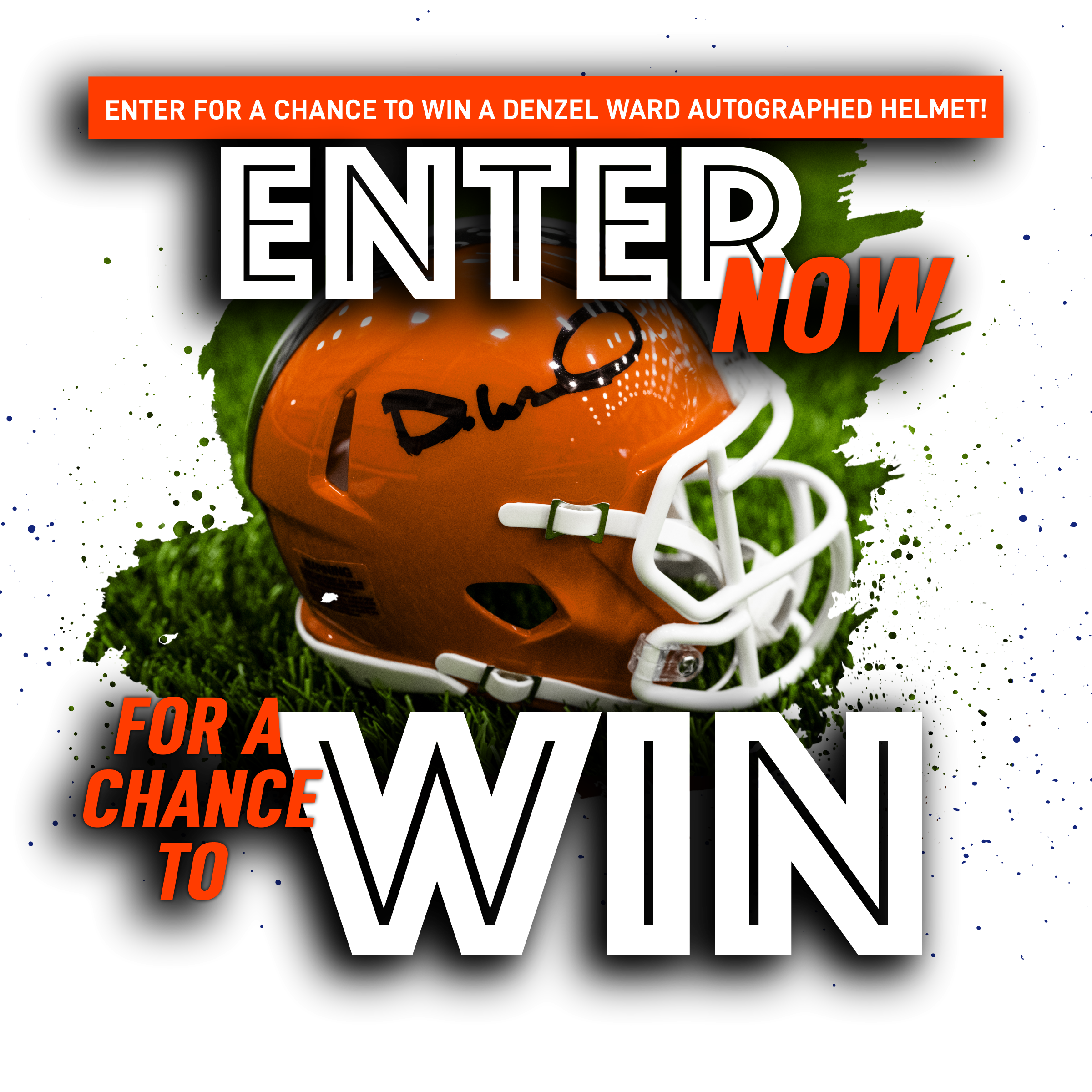 Denzel Ward Autographed Helmet Sweepstakes
