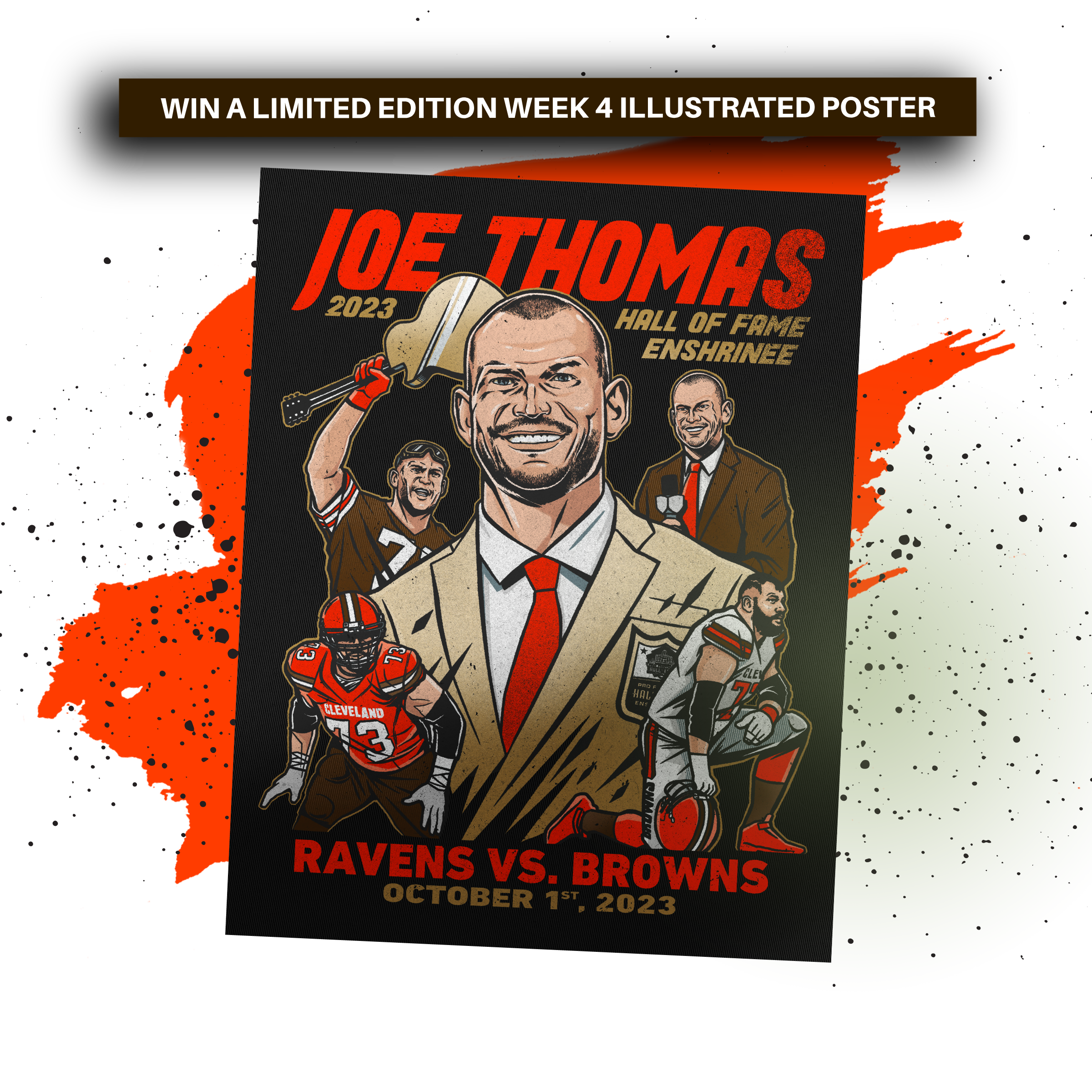 2023 Browns Gameday Poster Giveaway
