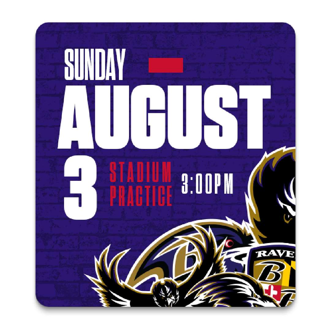 2025 Ravens Stadium Practice Waitlist