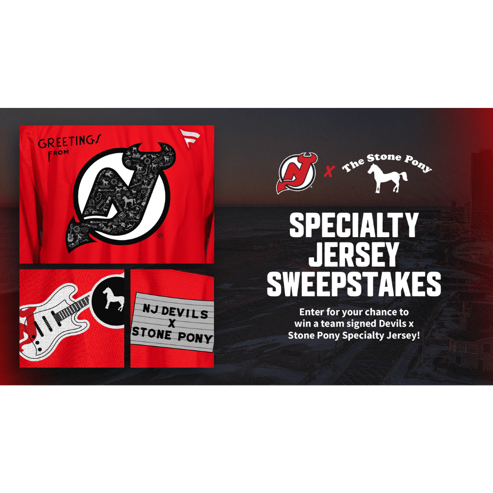 Devils x Stone Pony Specialty Jersey Sweepstakes