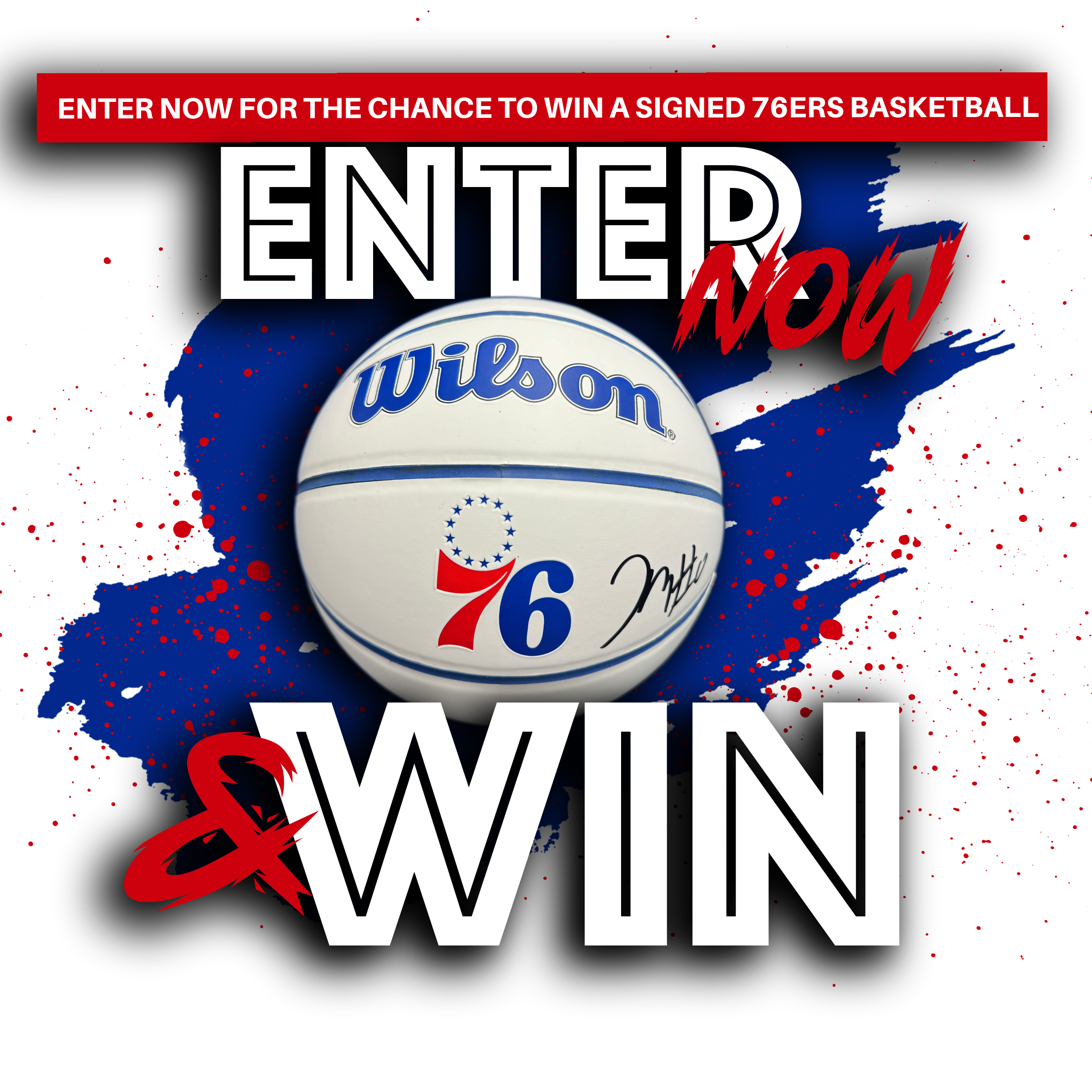 76ers x Xfinity Signed Basketball Sweepstakes