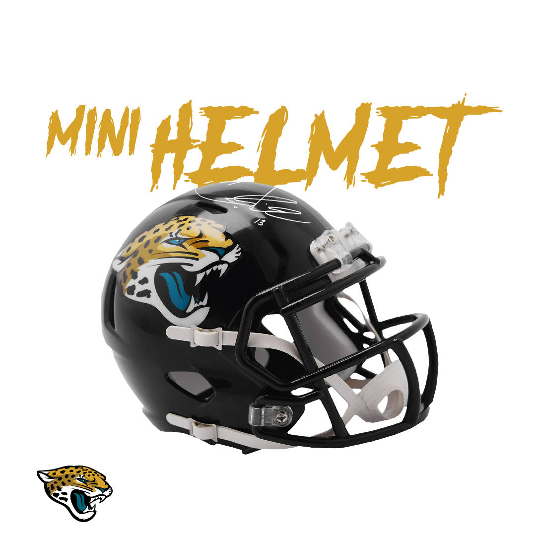 Jaguars Christian Kirk Autographed Mini Helmet Sweepstakes