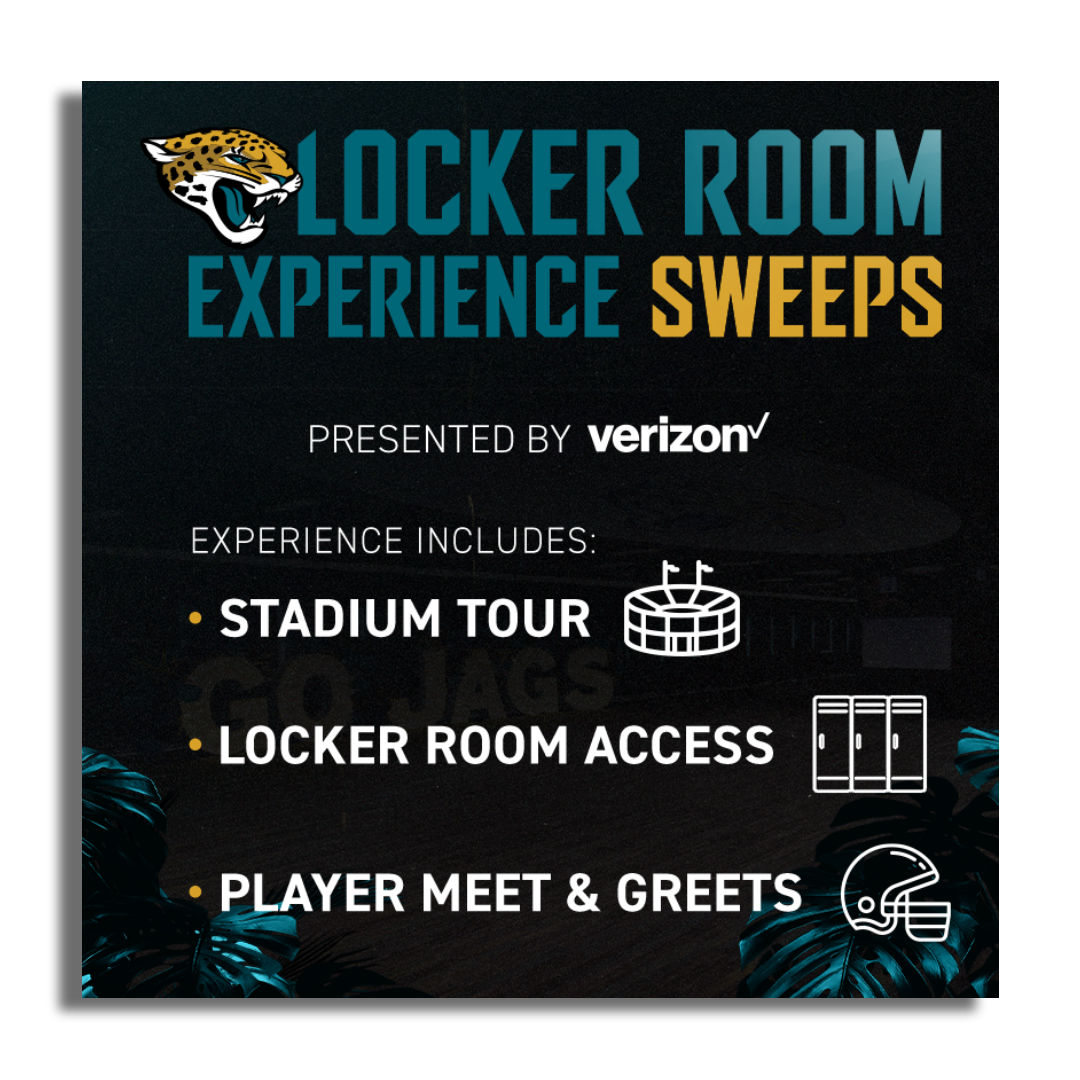 Jaguars Locker Room Experience Sweepstakes