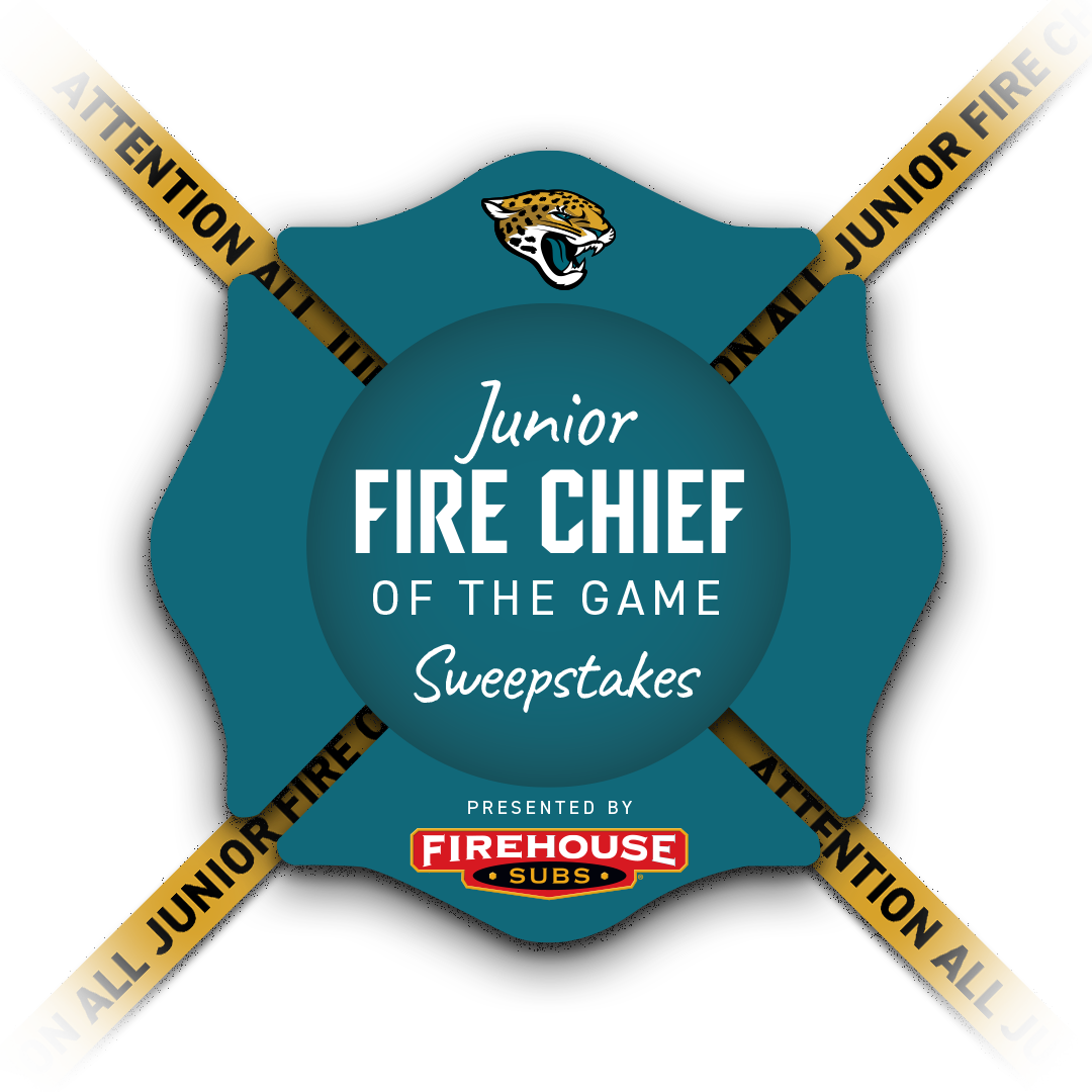 Jaguars Junior Fire Chief of the Game Sweepstakes Presented by Firehouse Subs®