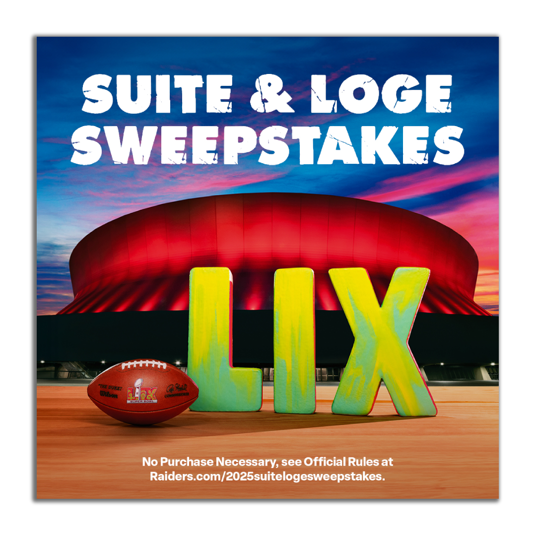 Raiders Suite & Loge Sweepstakes