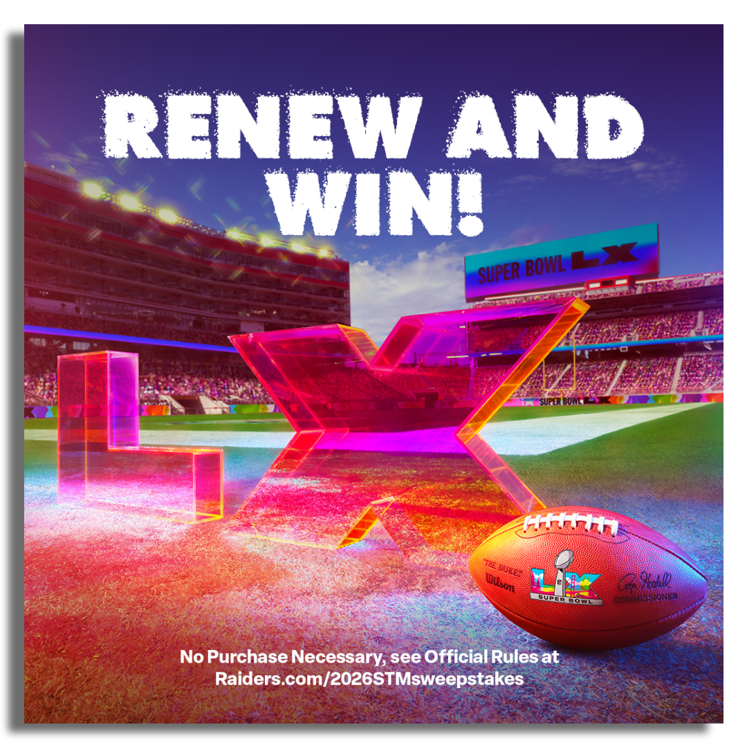 2026 Season Ticket Member Renew & Win Sweepstakes