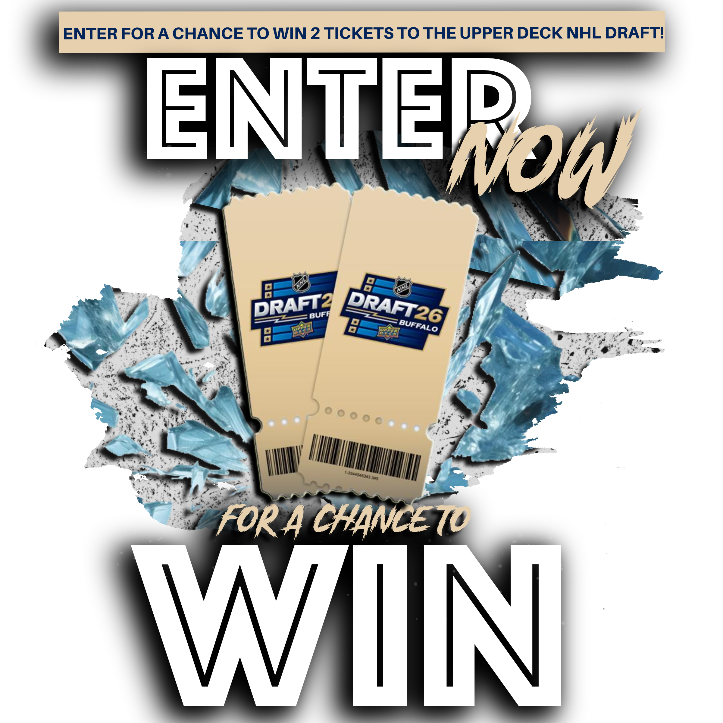 Win Your Way to the 2026 Upper Deck NHL Draft Sweepstakes