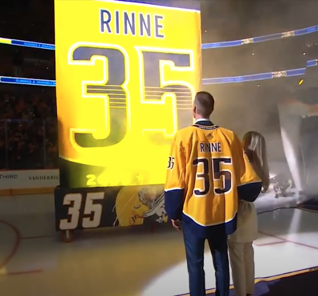 Rinne's Jersey Retirement