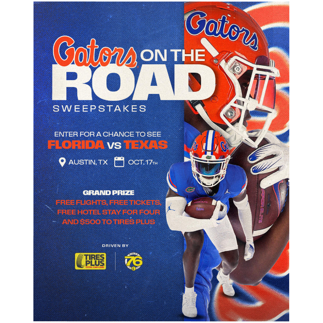 Gators On The Road Sweepstakes