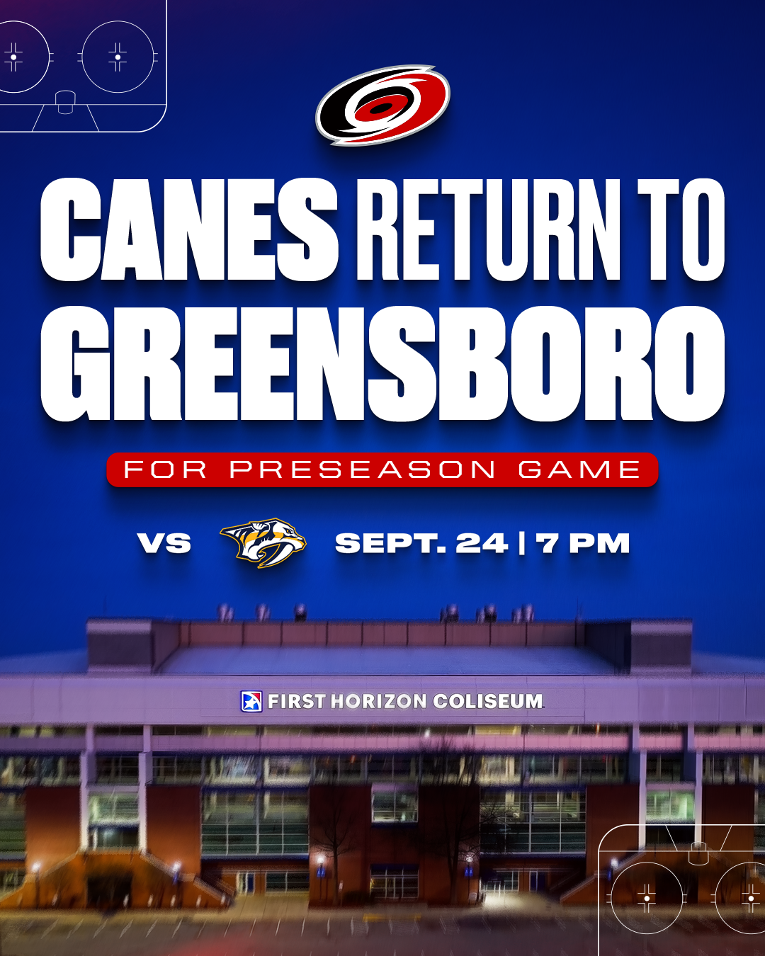 Canes Preseason Game in Greensboro Interest Form
