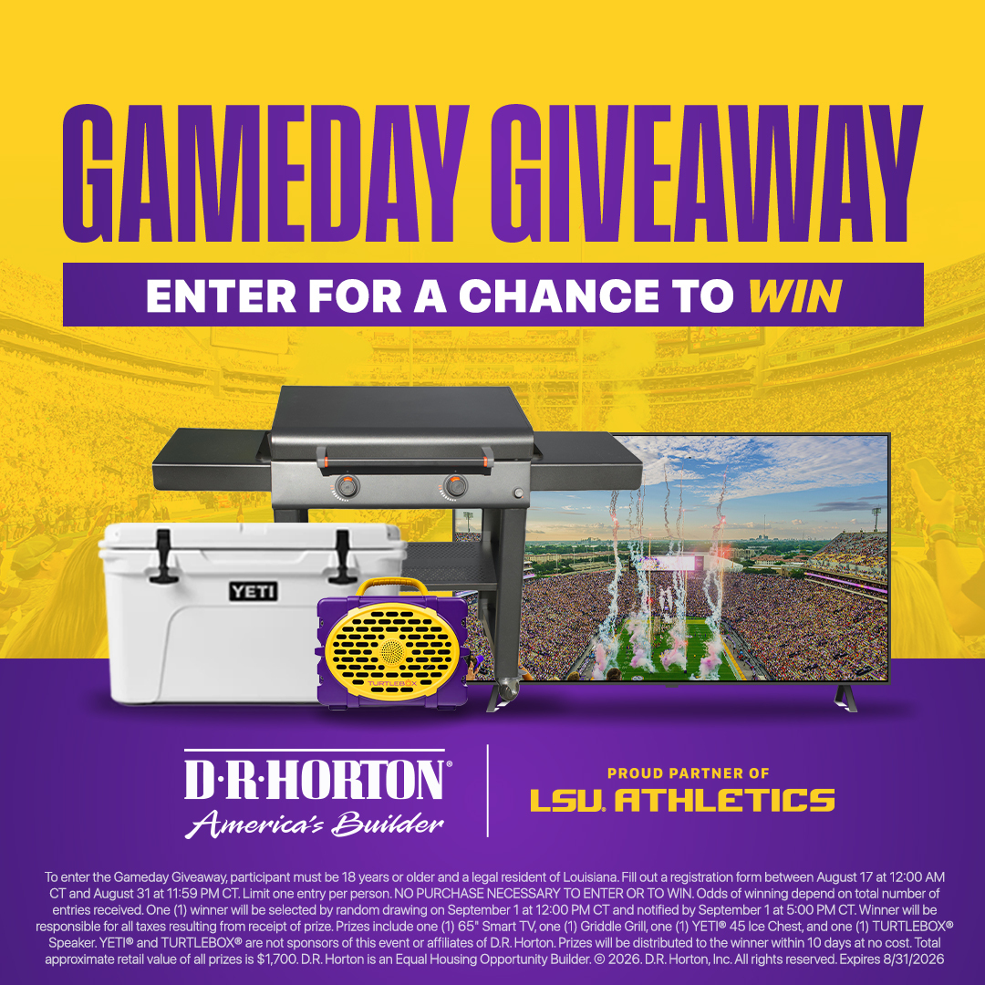 D.R. Horton Gameday Giveaway