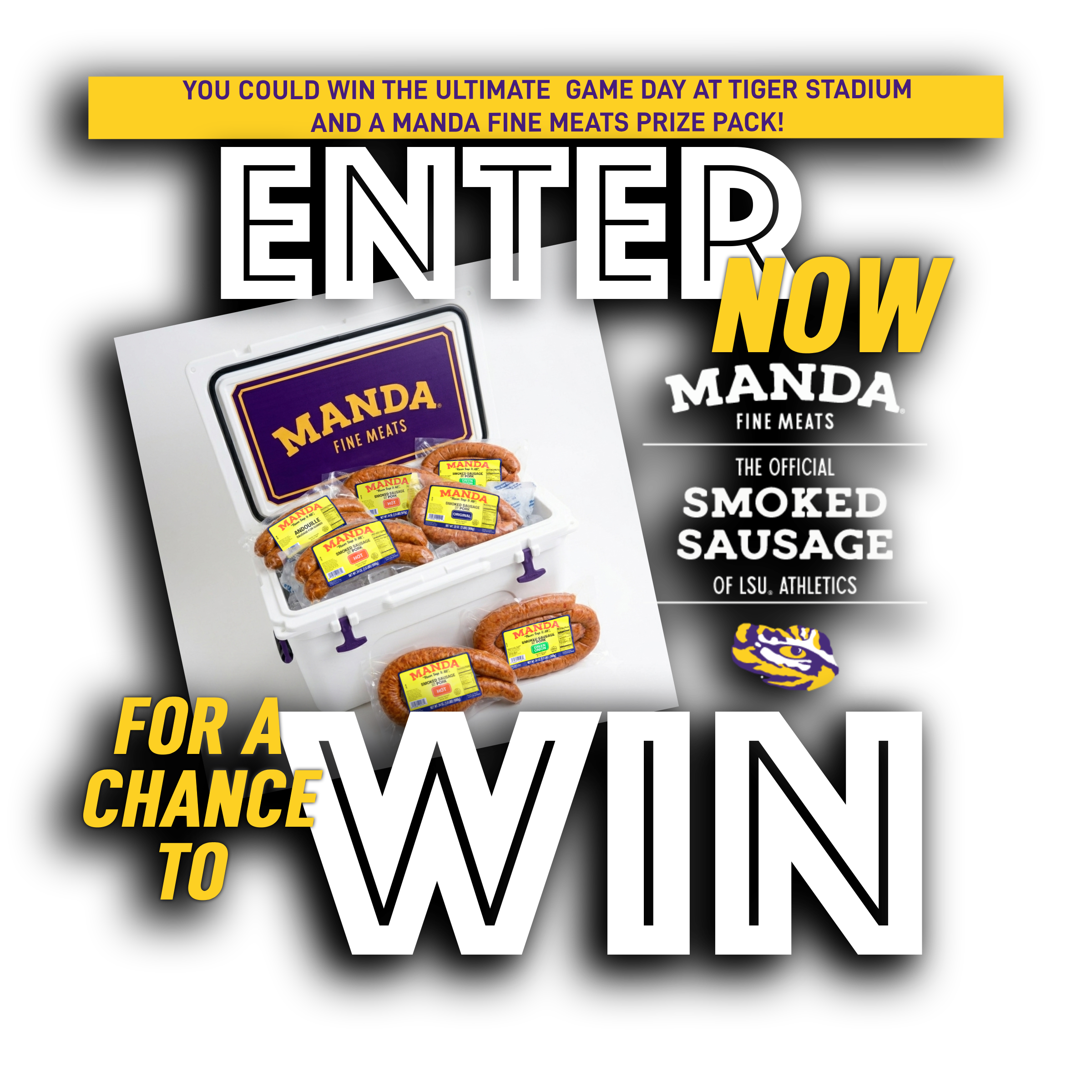 Manda LSU vs Texas Showdown Sweepstakes