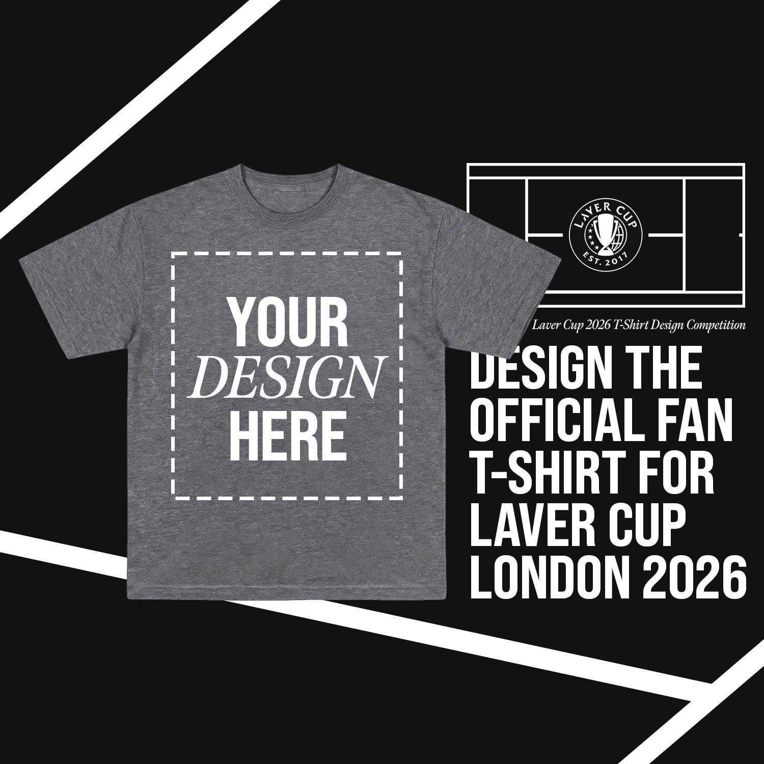 LAVER CUP 2026 FAN T-SHIRT DESIGN COMPETITION