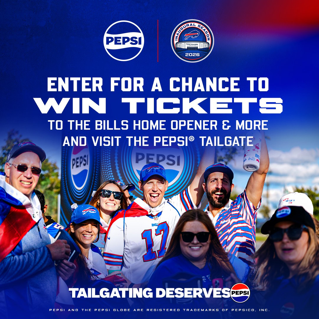 Bills x Pepsi Home Opener Ticket & Prize Pack Sweeps