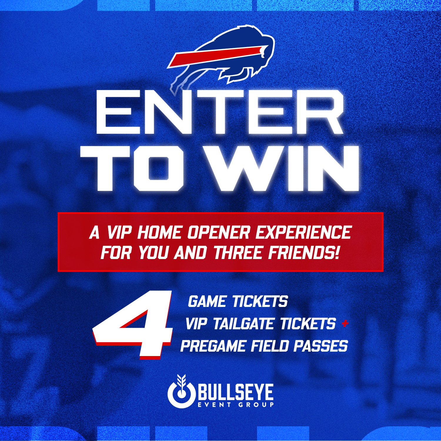 Bills VIP Tailgate Sweepstakes