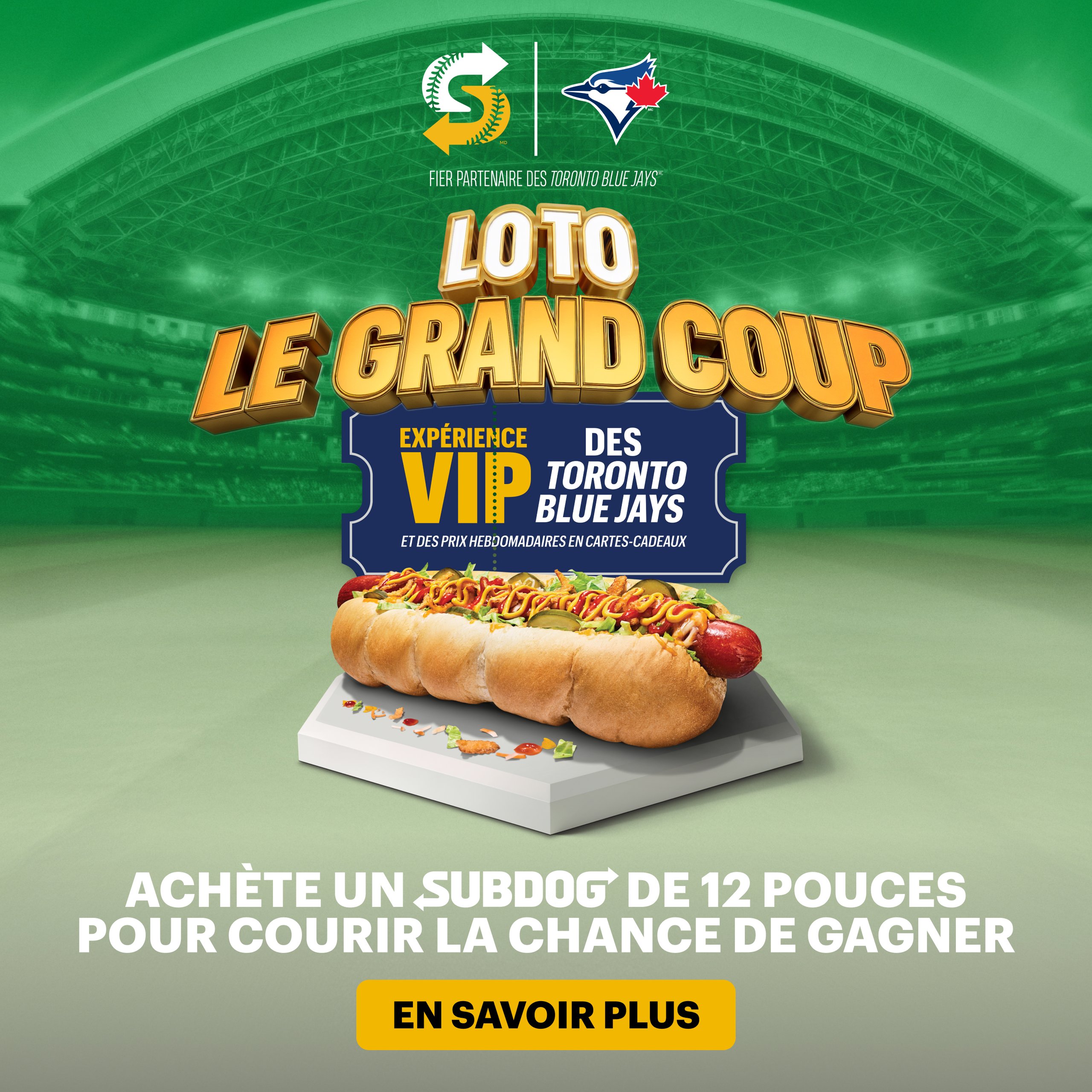 CONCOURS GRAND ÉLAN SUBDOG DE SUBWAY🅫