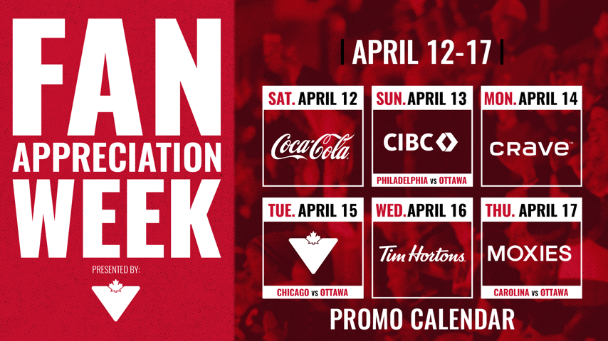 Fan Appreciation Week Daily Contest, presented by Tim Hortons × Tim Hortons